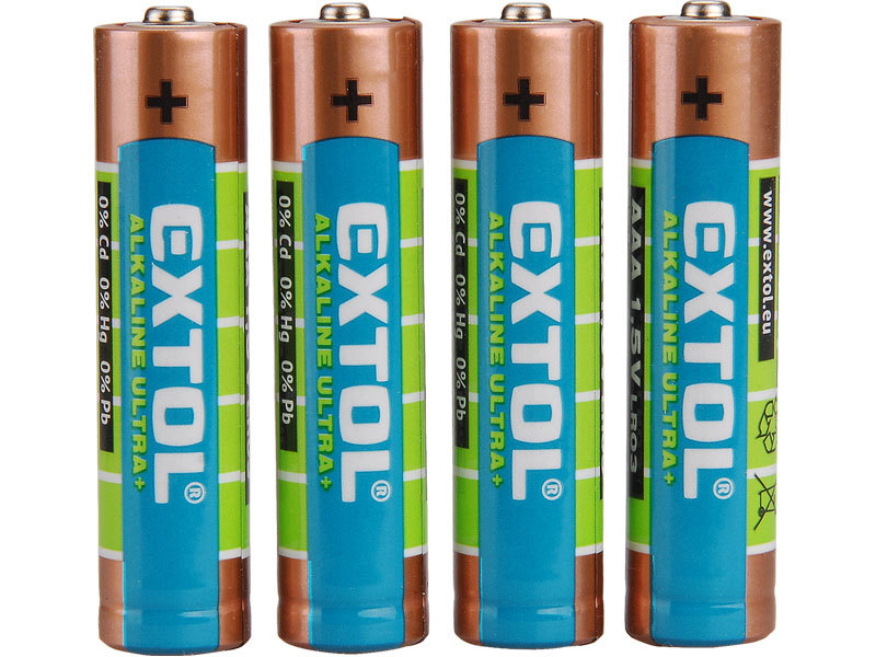Batérie EXTOL 1,5V AAA 42010