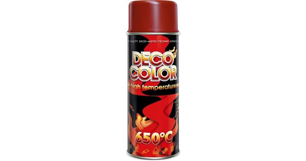 Spray Deco Color 400ml červený vyskotepl.