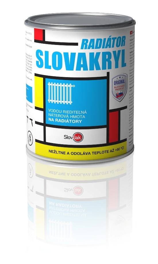 Slovakryl radiator biely 0,75kg