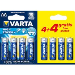Batéria Varta longlife power AA 4+4ks